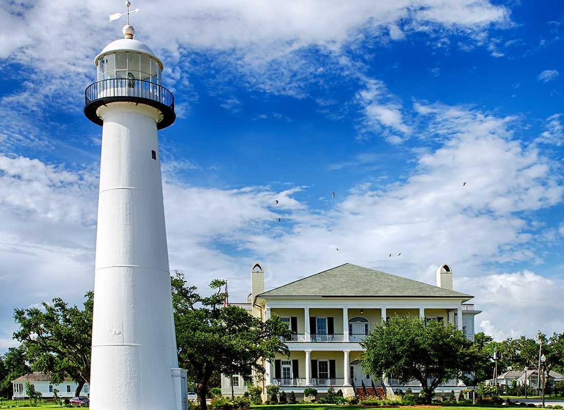 Biloxi, MS - Historic Lighthouse Landmark and Welcome Center in Biloxi, MS